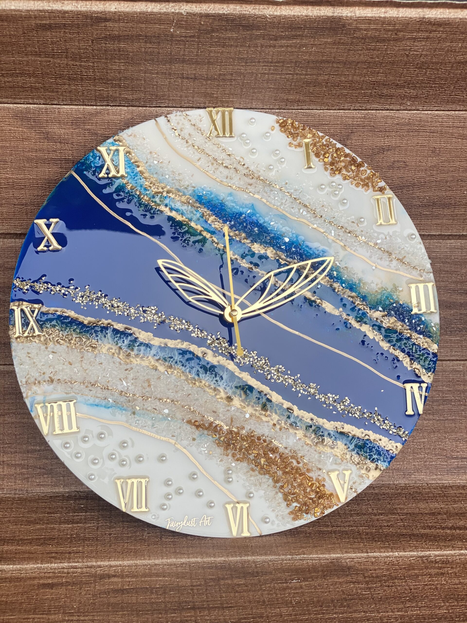 White and Royal blue - Roman Numbers - Image 3