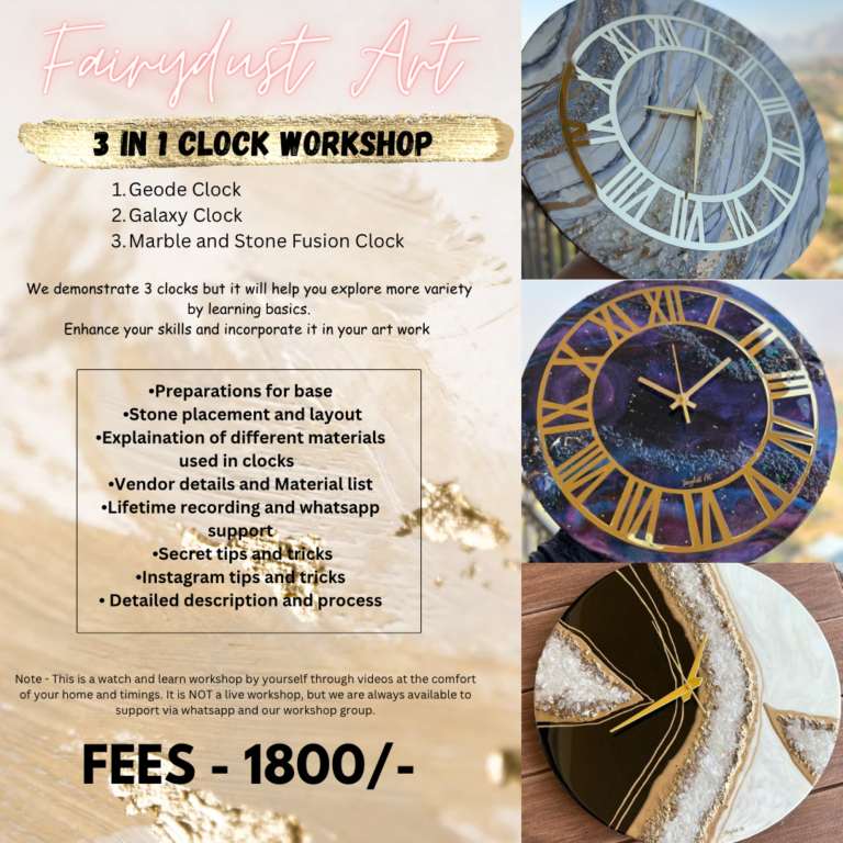 3 in 1 Clock Workshop