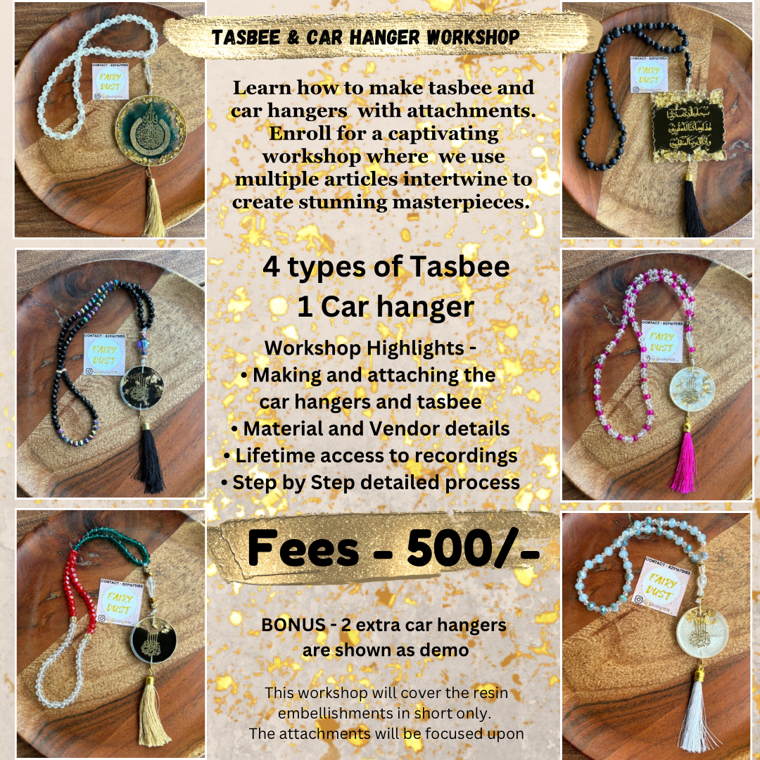 Tasbee and Car Hangers